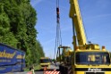 LKW in Boeschung A 3 Rich Frankfurt Hoehe Roesrath Lohmar P075